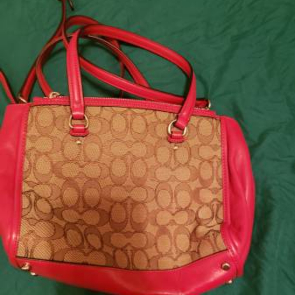 Authentic coach **USED ONCE Satchel / crossbody - Picture 6 of 12
